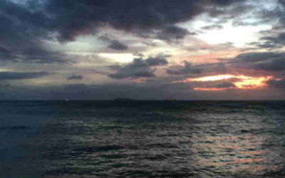 Early Morning Fishing Off Sand Island